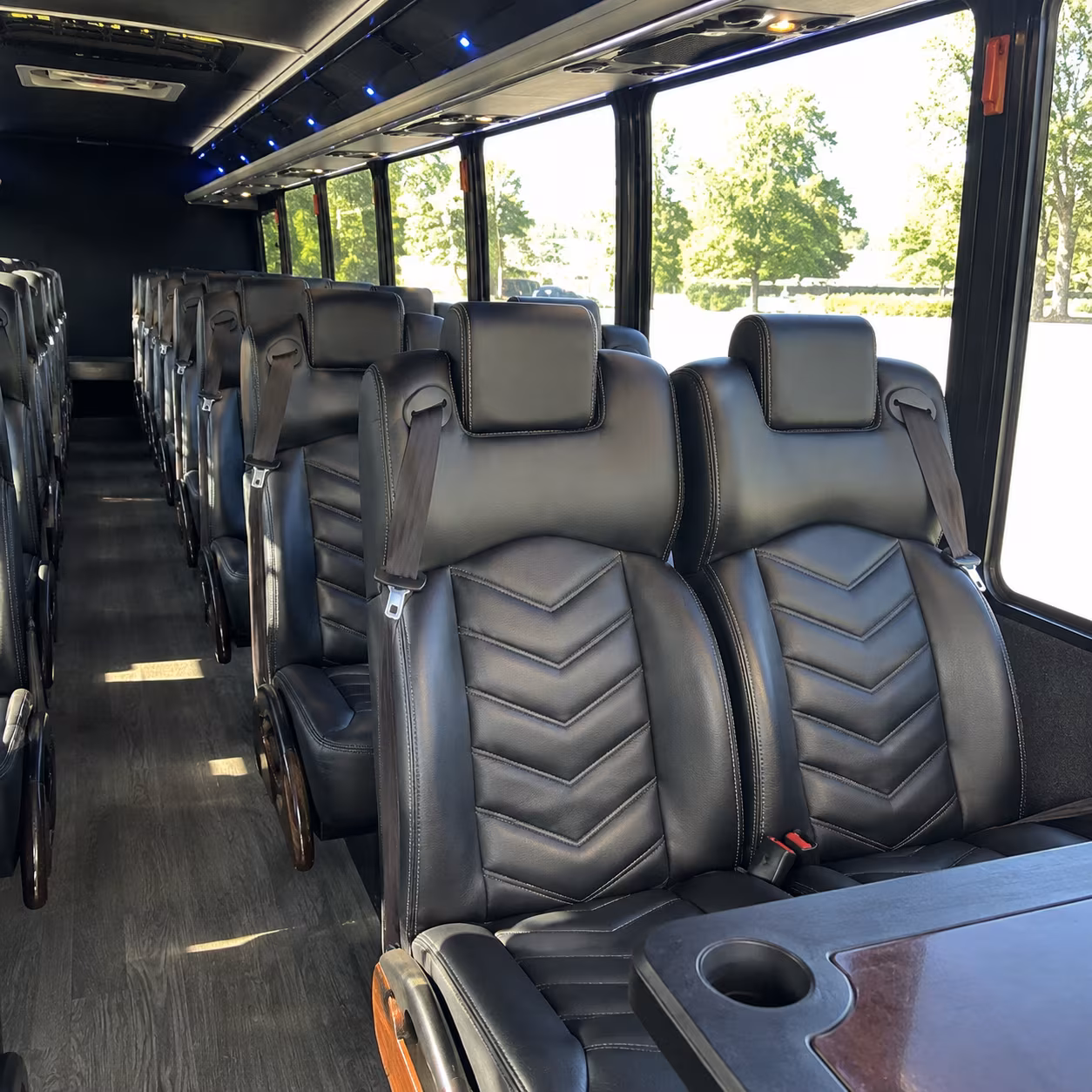 30 passenger minibus interior
