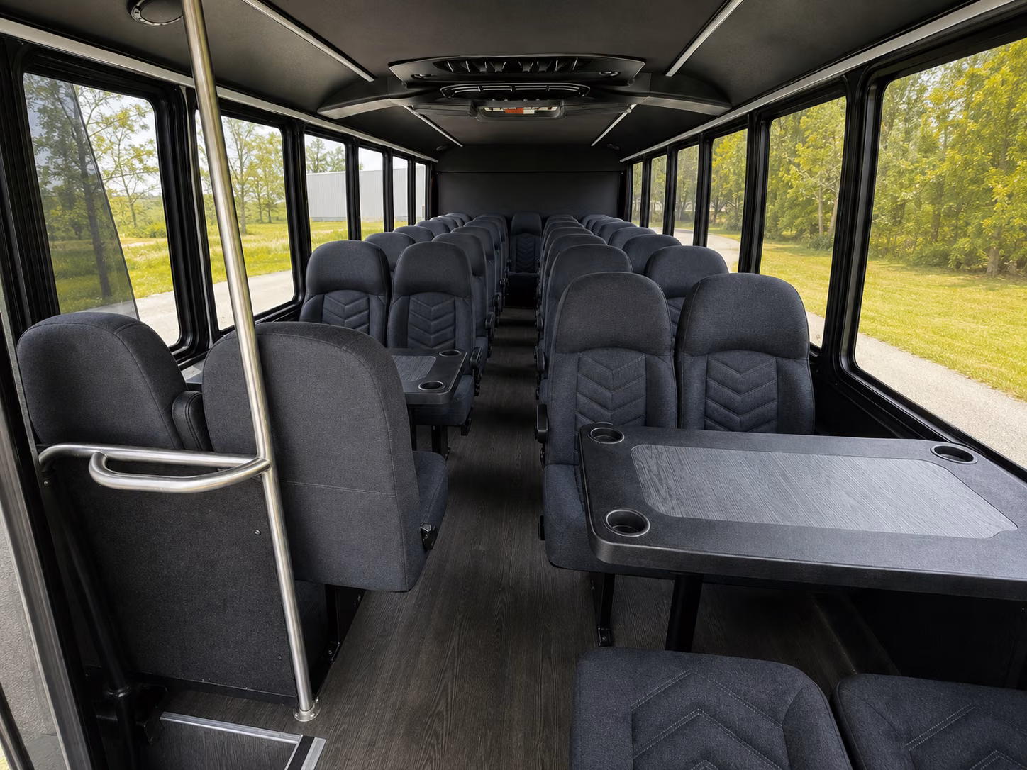 hollywood 15 passenger minibus interior