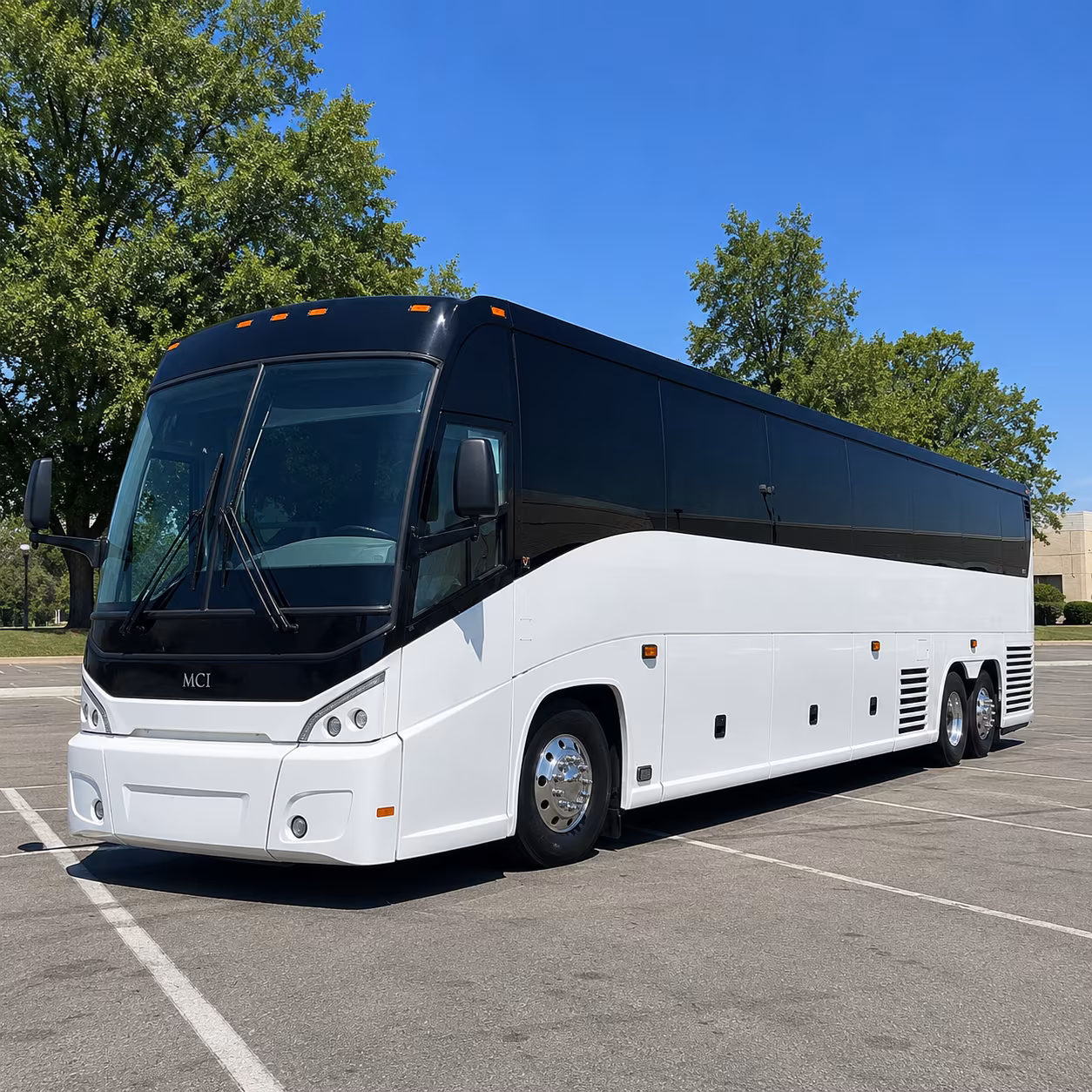 hollywood 56 passenger charter bus