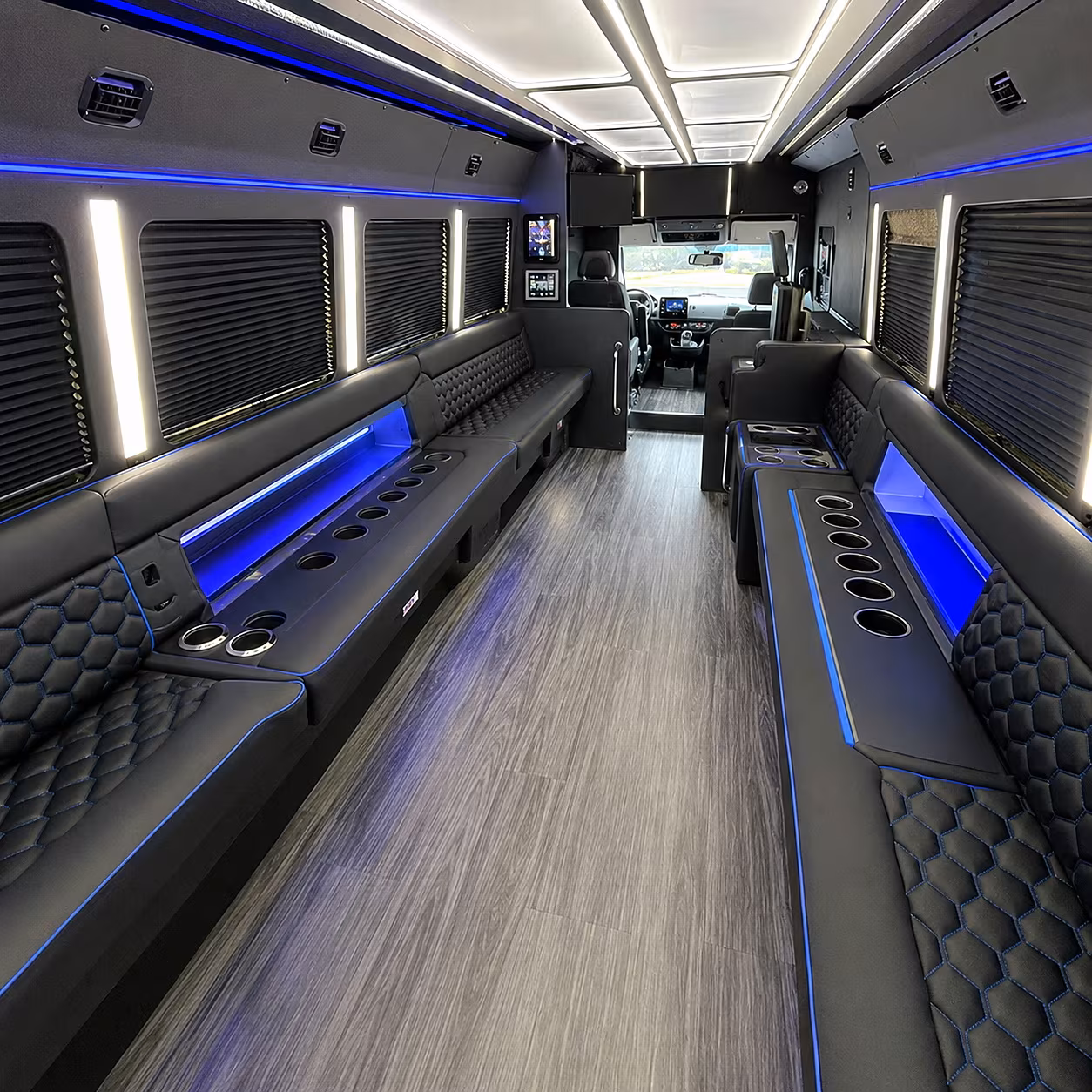 hollywood party bus inside