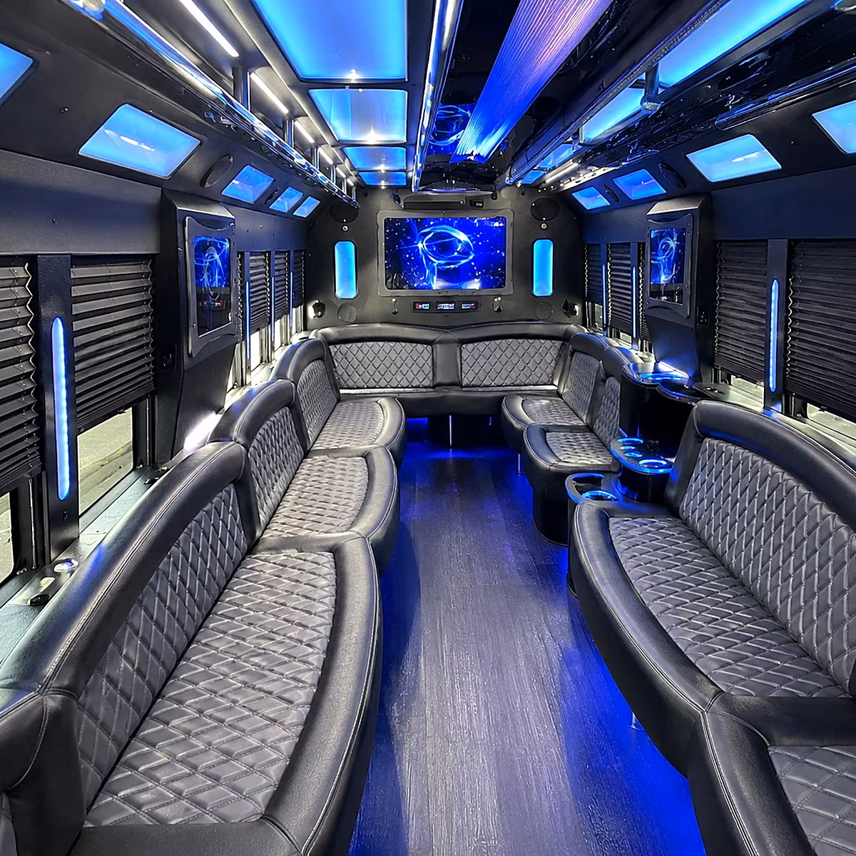 hollywood party bus interior