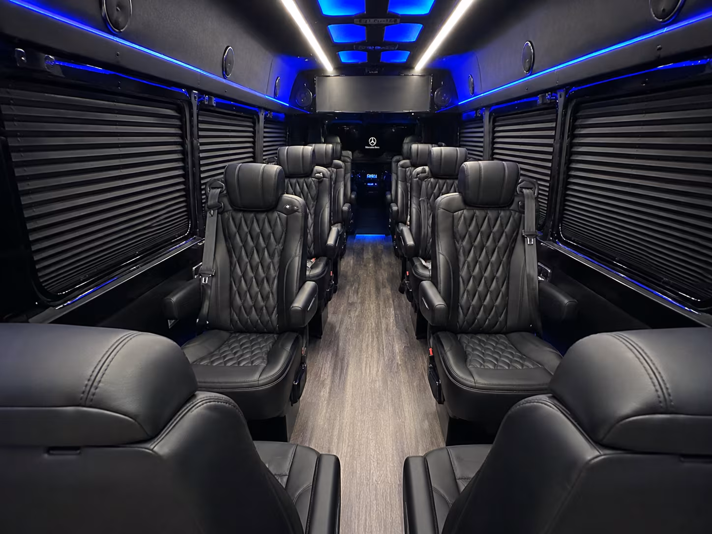 hollywood private event transportation onboard seating