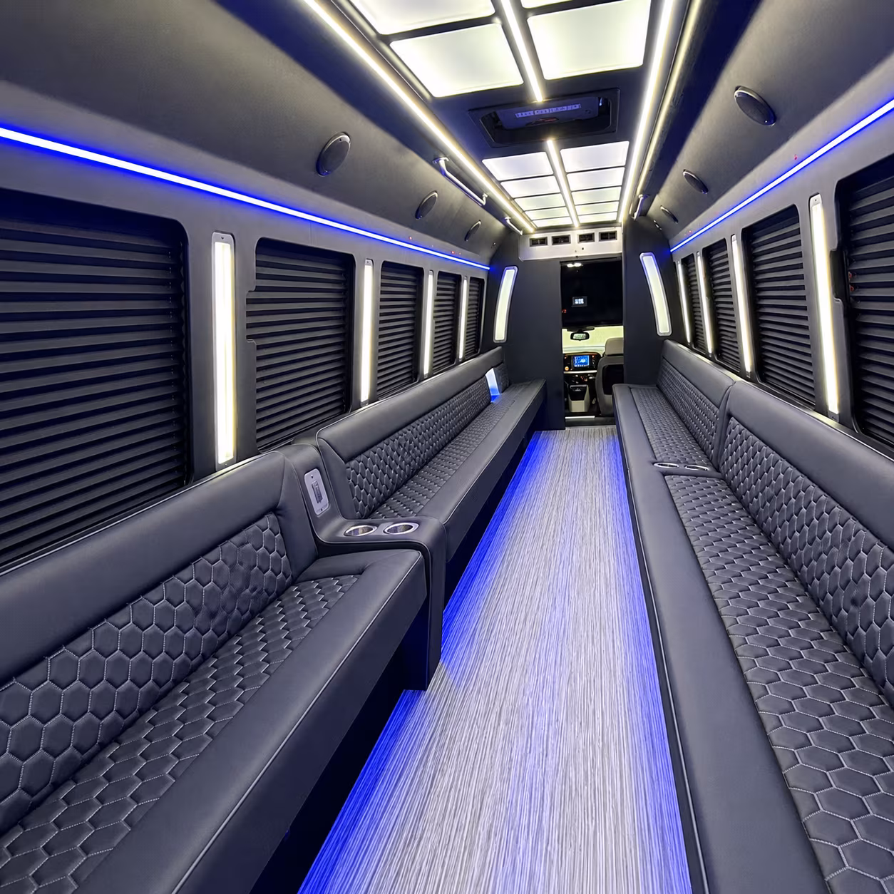 party buses for wine and cocktail bar crawls along hollywood beach