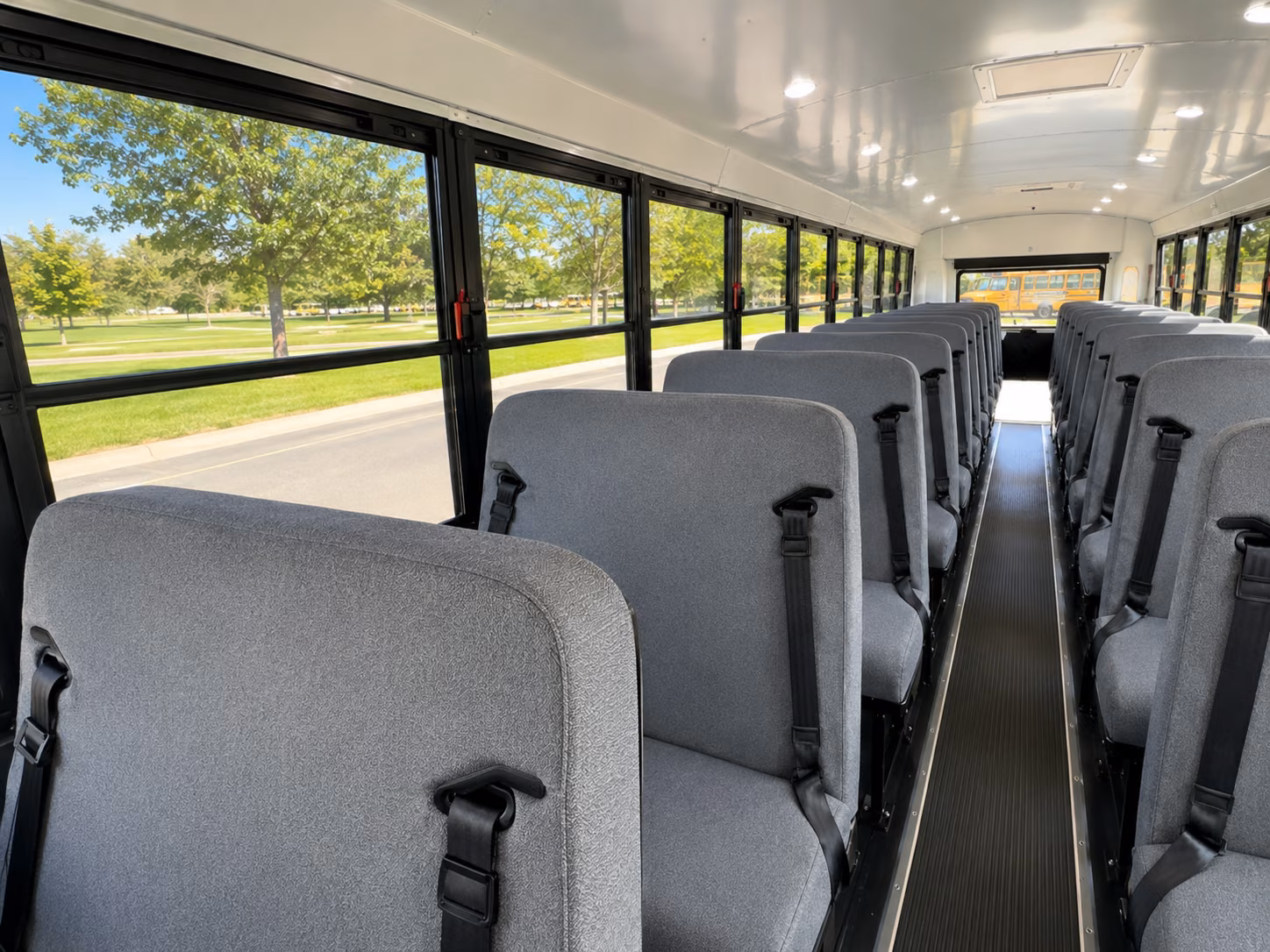 school bus interior